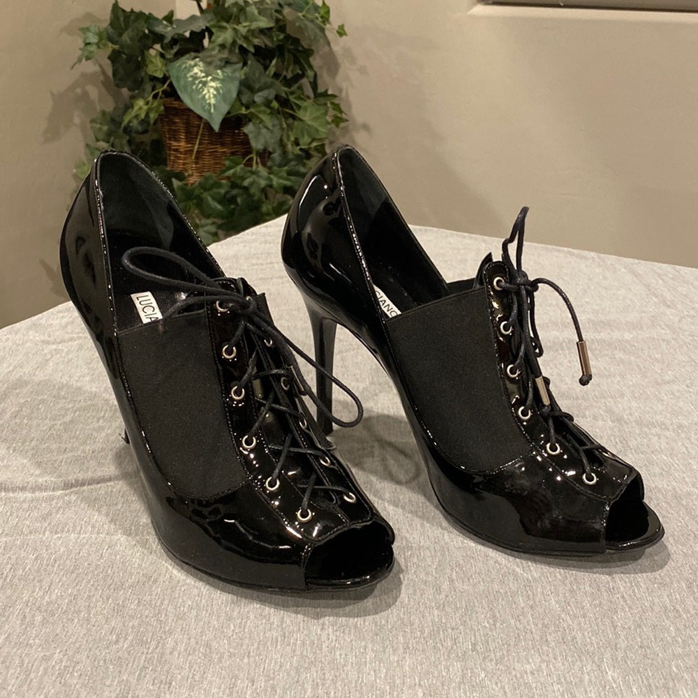 Luciano Padovan Lace Up Heels